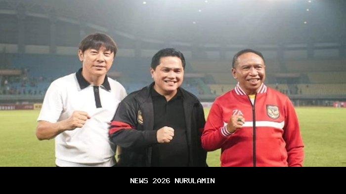 Erick Thohir: Peluang Shin Tae-yong Latih Timnas Nol Persen