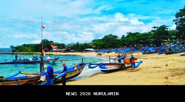 Menjemput Mentari 2026 di Pantai Rancabuaya, Permata Tersembunyi Garut