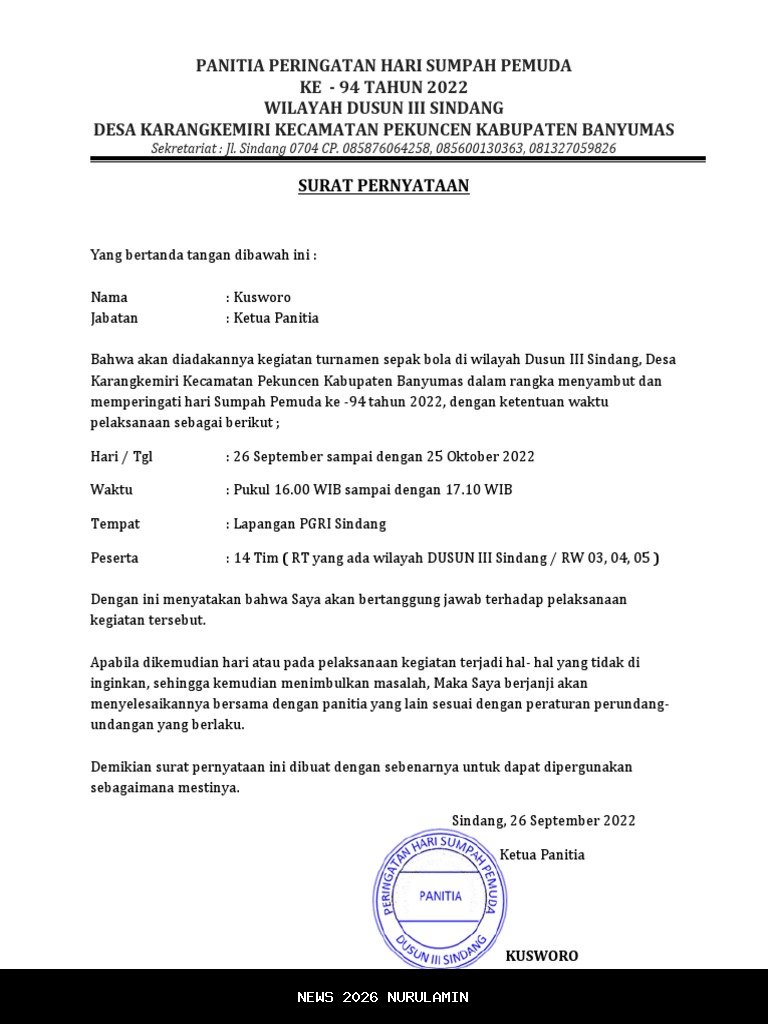 HUT ke-125 Fakfak, Kompol Henderjetha Pimpin Turnamen Sepak Bola Wanita