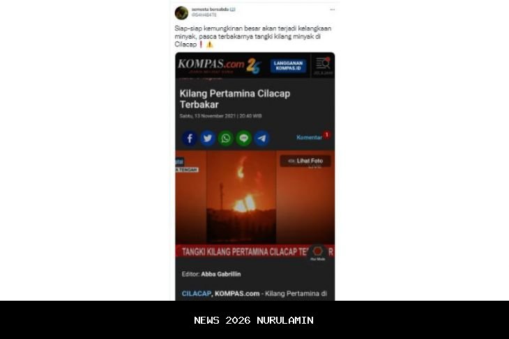 200 Liter Pertalite Habis! Kios BBM di Cilacap Terbakar Akibat Rokok, 1 Nelayan Luka Bakar