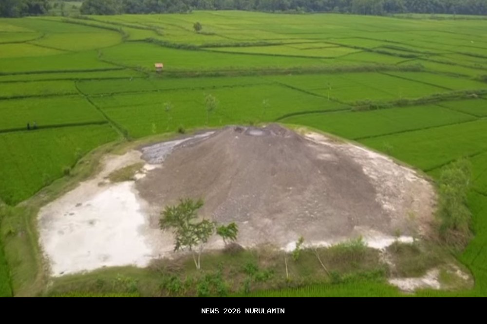 Gunung Baru di Grobogan Bukan Letusan, Tapi Gunung Lumpur: Ancaman Baru di Pemukiman