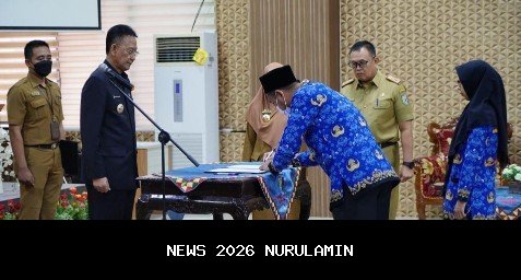 Bupati Pringsewu Lantik 19 Pejabat Baru