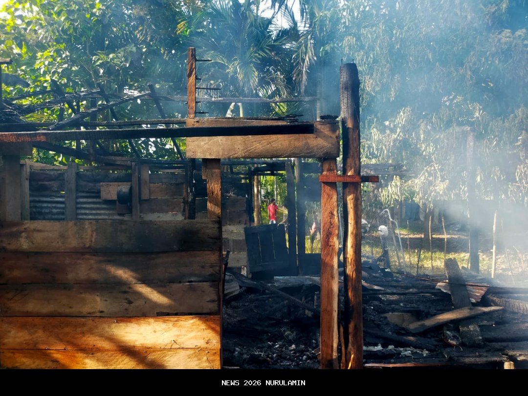 Tiga Rumah dan Dua Motor Ludes Terbakar di Aceh Besar