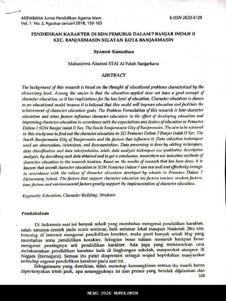 Kemenag: Pendidikan Agama Islam Investasi Peradaban Bangsa 2025