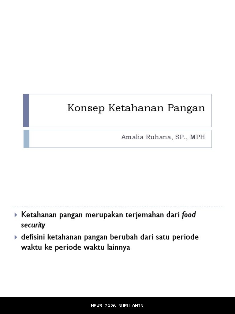 Apa Itu Ketahanan Pangan Menurut UU 18/2012? Ini Penjelasannya!