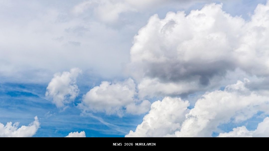 Prakiraan Cuaca BMKG Kebumen Hari Ini, Sabtu 8 November 2025, Wilayah Hujan Ringan