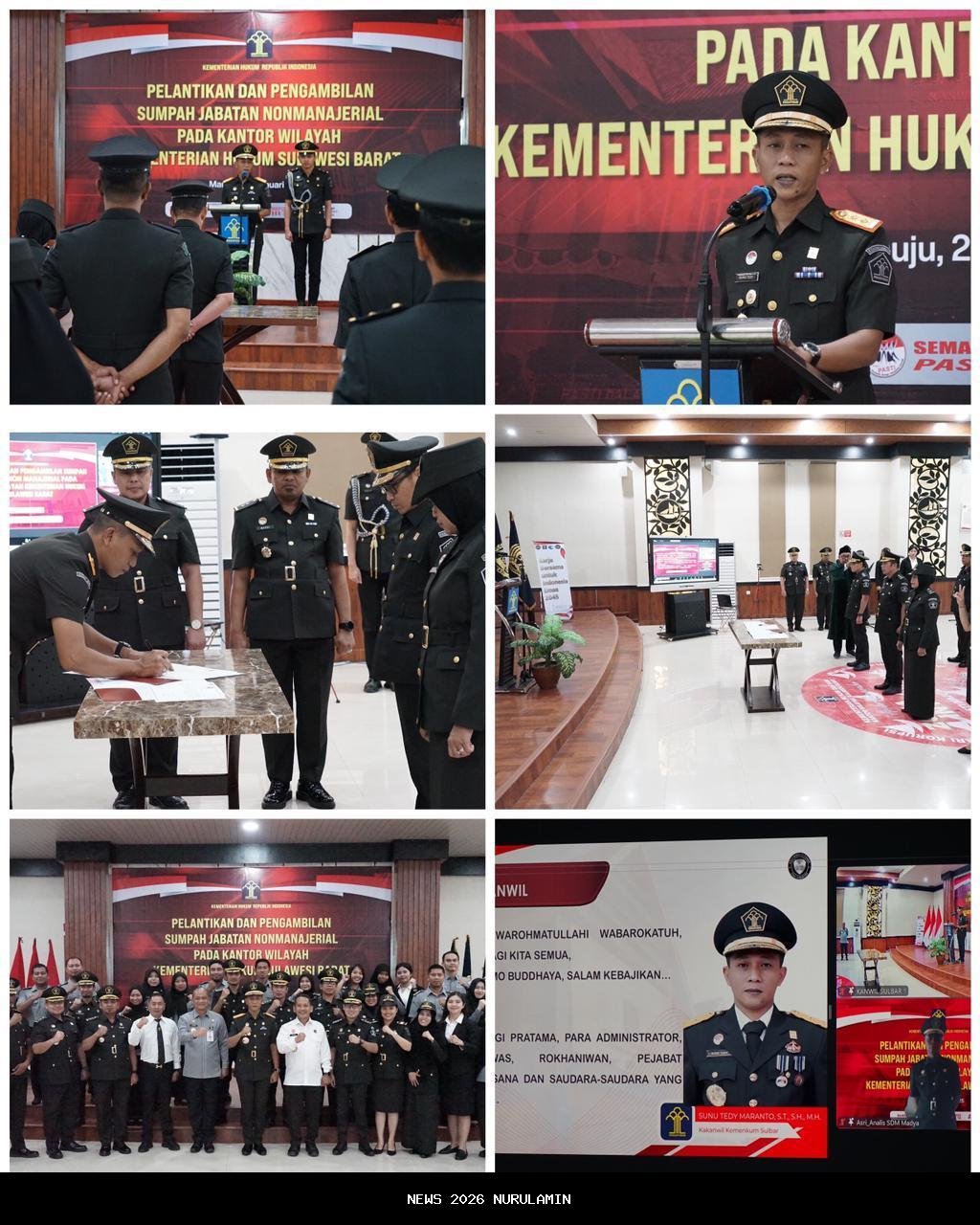 Kakanwil Kemenkum Sulbar Sunu Tedy Maranto Hadiri Pelatihan Paralegal