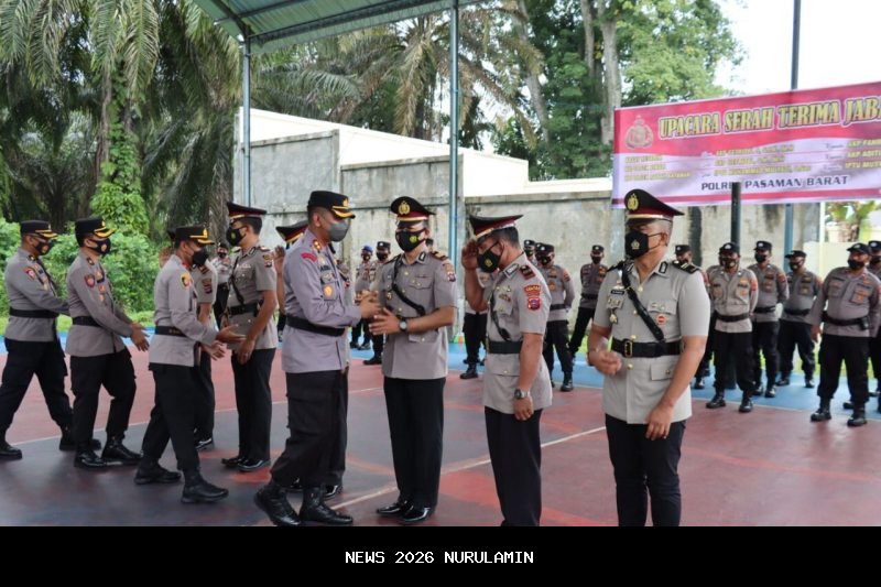 Kapolres Morowali Utara Lantik Dua Pejabat Utama dan Dua Kapolsek