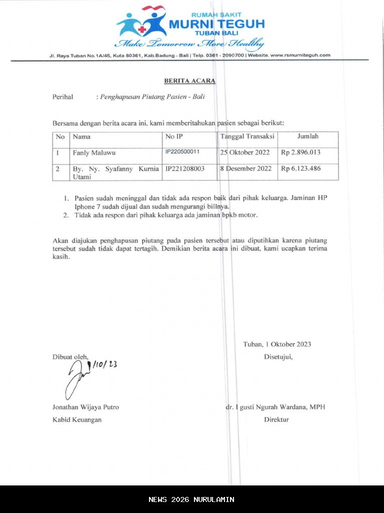 Pemutihan Piutang BPJS Kesehatan Harus Adil