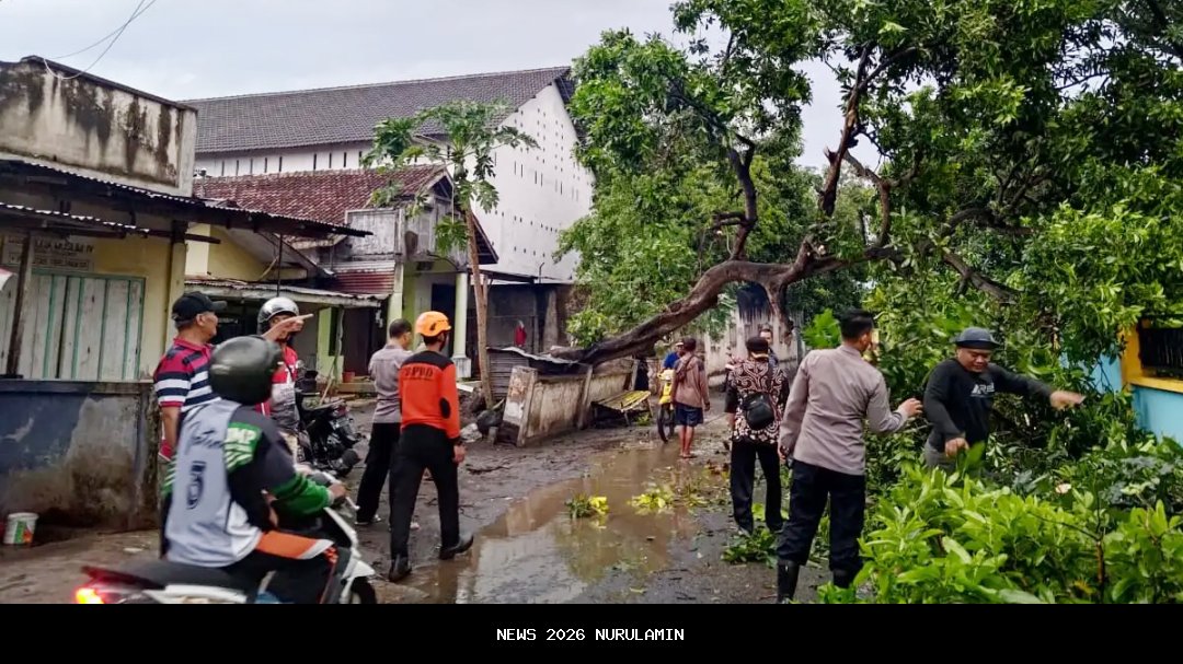 Satu Jiwa Tewas dan Puluhan Rumah Rusak Dampak Angin Kencang di Kroya Indramayu
