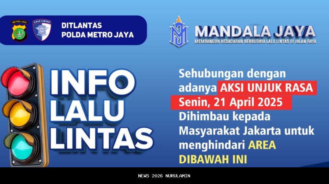 3 Titik Demo Hari Ini di Jakarta, Waspadai Macet!