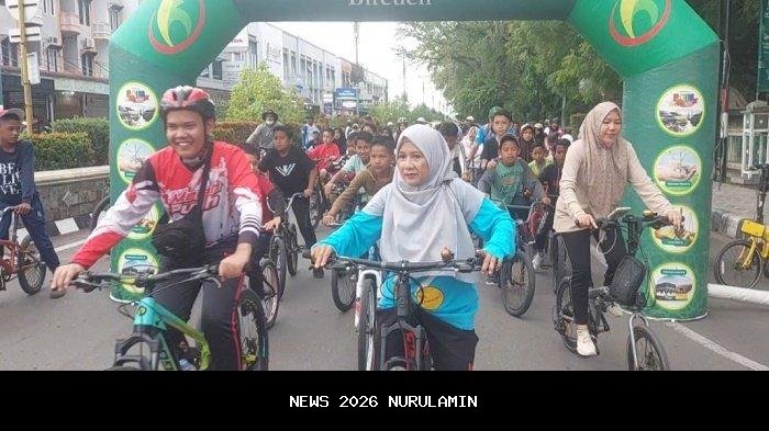 Ribuan Warga Bireuen Ikut Jalan Santai HUT Ke-61 Golkar, Hadiah Utama Sepeda Motor