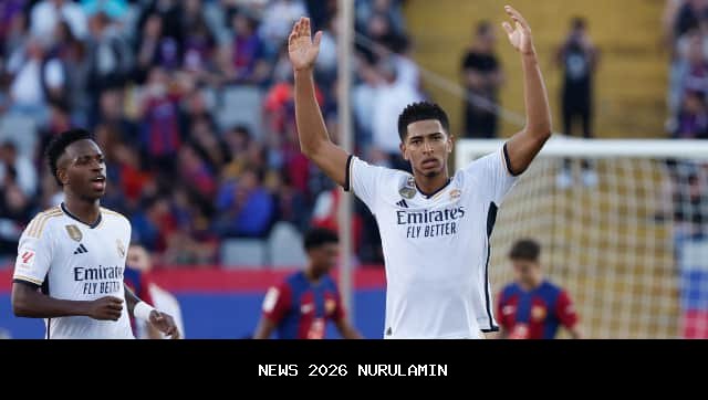 El Clasico Tetap Putih! Mbappe dan Bellingham Bawa Madrid Kalahkan Barcelona 2-1 di Bernabeu