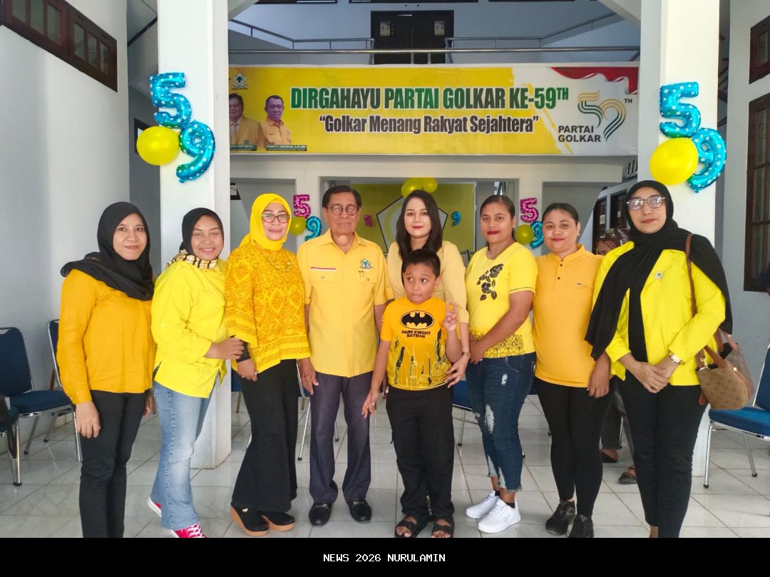 DPD Partai Golkar Maluku Rayakan HUT ke-61