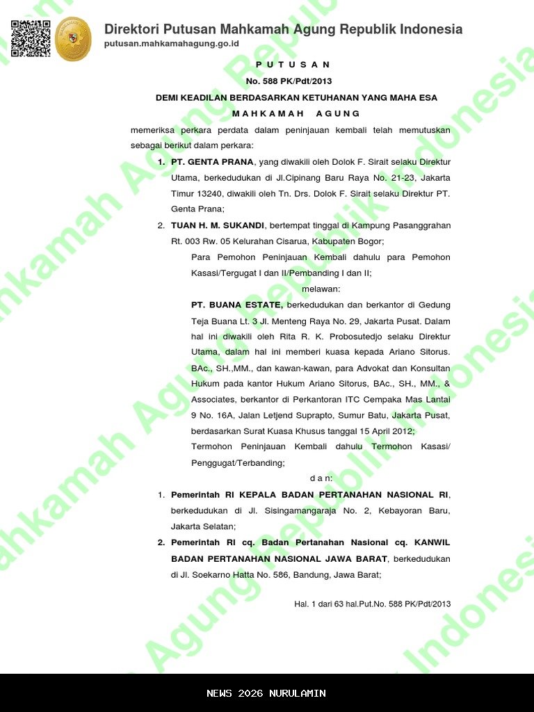 Putusan Tak Terealisasi Sejak 2019, Silfester Ajukan PK, Kejagung Beri Pernyataan