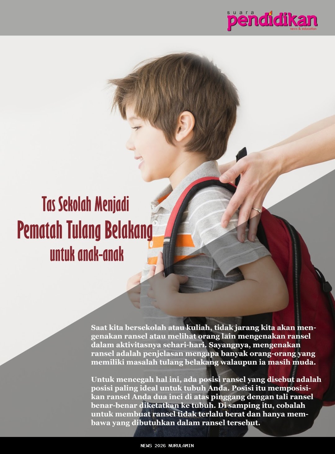 Dampak Totebag pada Postur Tubuh dan Alasan Pindah ke Tas Ransel