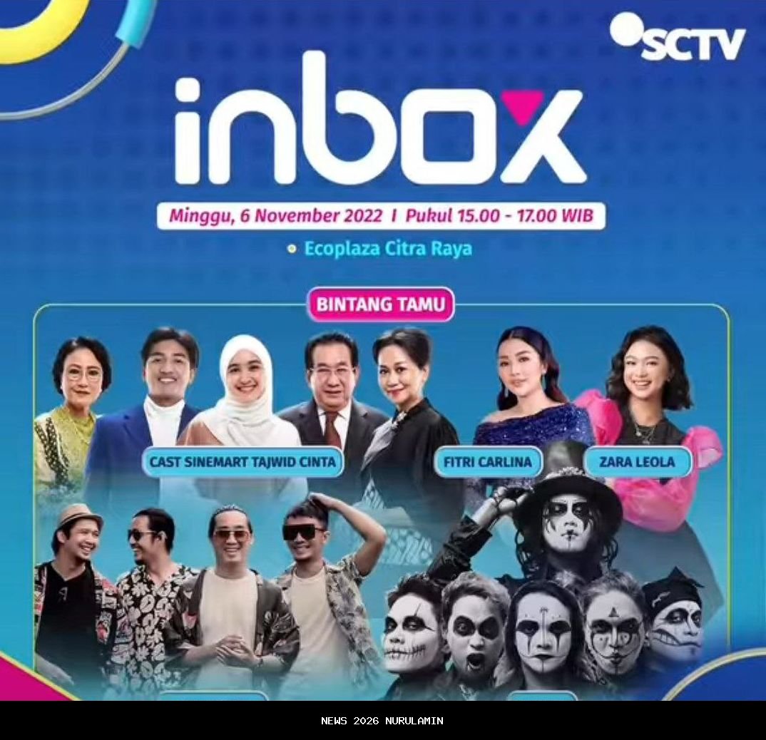 Jadwal Acara TV SCTV Hari Ini 24 Oktober 2025