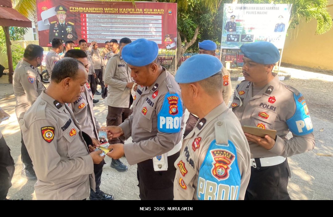 Kasi Propam Polres Way Kanan Lakukan Mitigasi dan Gaktiblin di Mapolres