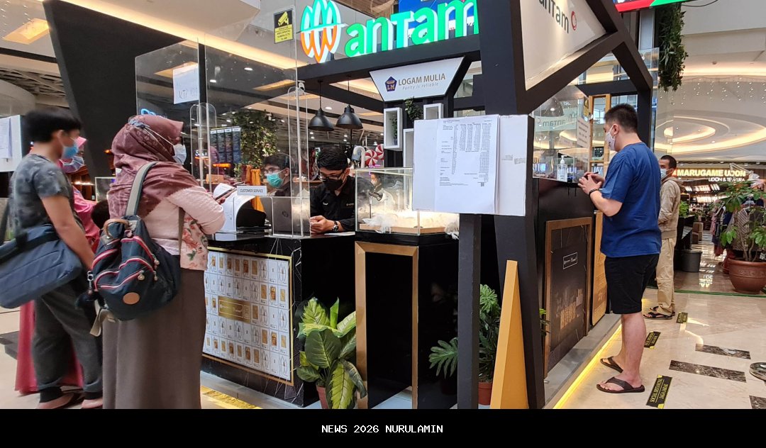 Lompatan Harga Emas Antam di Yogyakarta Hari Ini Turun Rp177.000 per Gram