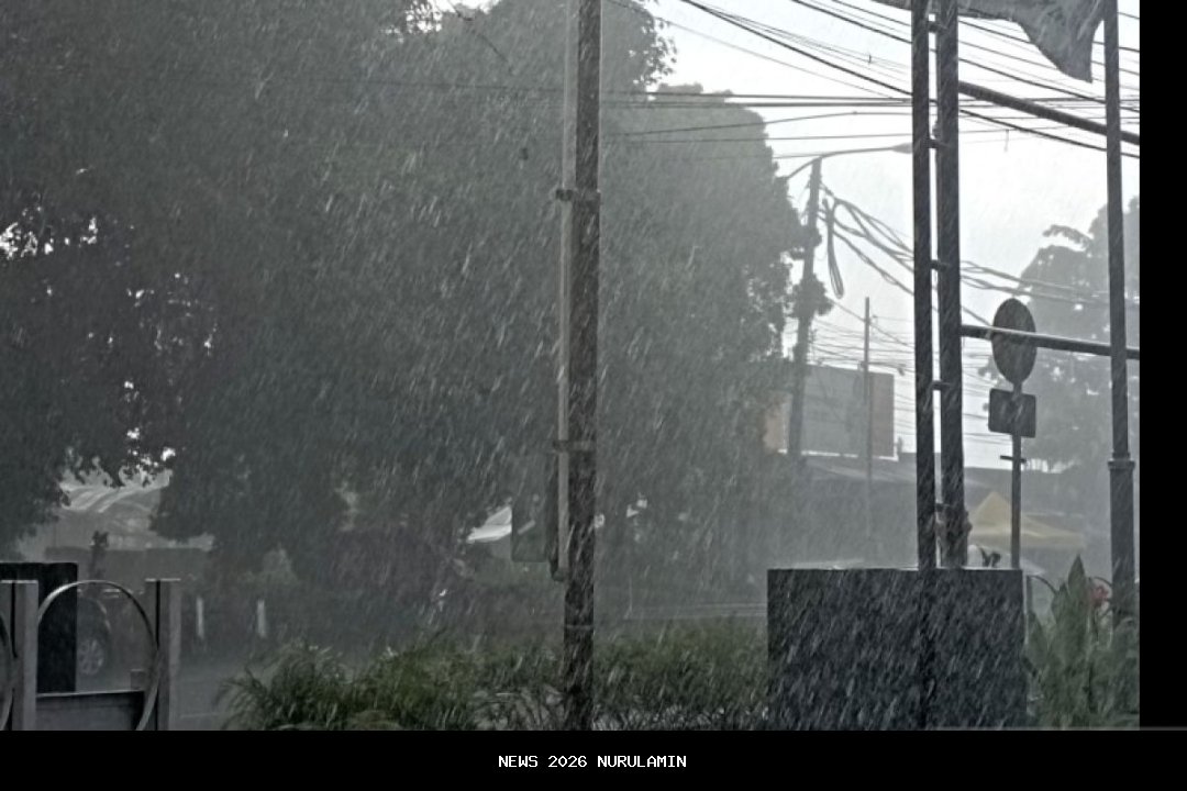 Daerah di Jabar Waspadai Hujan Lebat dan Angin Kencang Minggu Ini
