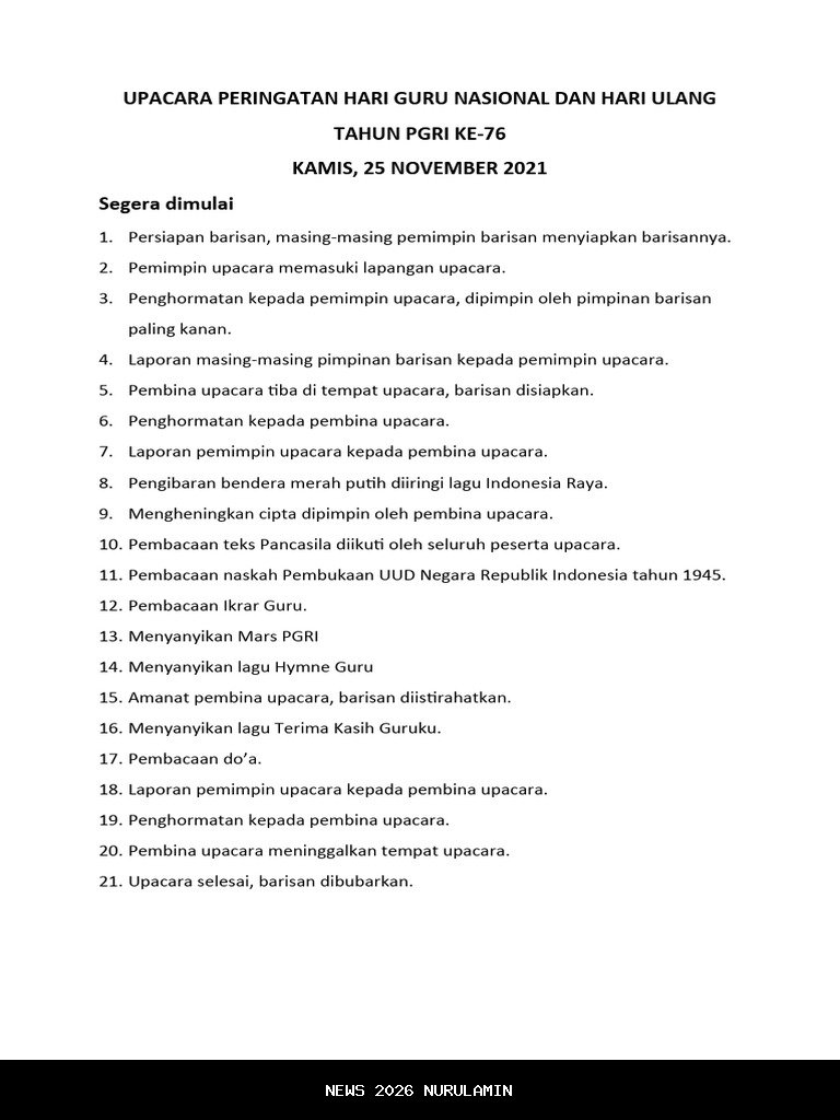 Pembukaan HGN dan HUT PGRI Masbagik, Kepala Dinas Dikbud Janjikan Keamanan bagi Seluruh Guru