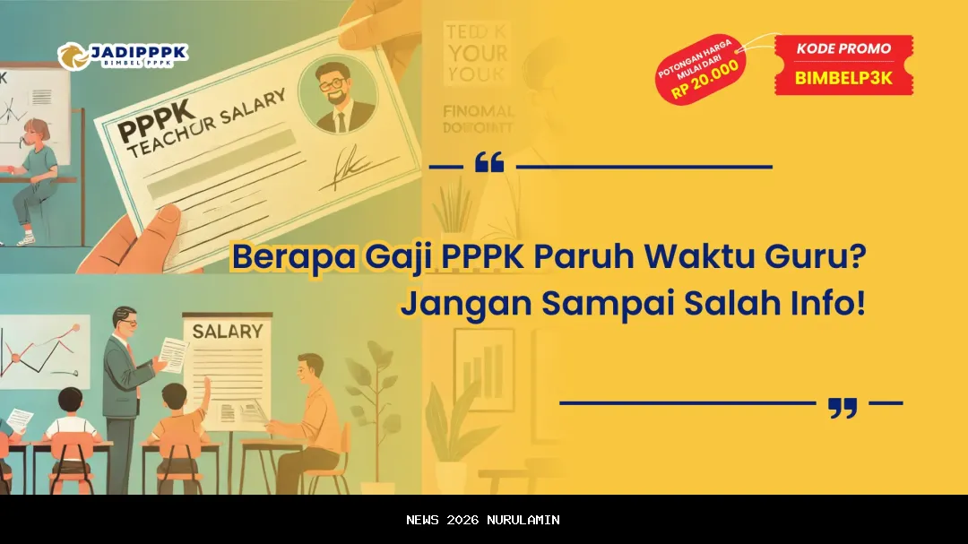 Gaji PPPK Paruh Waktu Sesuaikan Sumber Dana