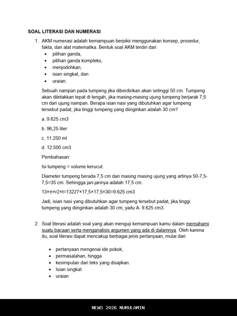 Terbongkar! 50 Soal AKG Literasi dan Numerasi yang Sering Menjebak Guru