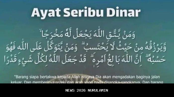 Ayat 1000 Bahasa Arab dan Latin untuk Memohon Kemudahan Rezeki