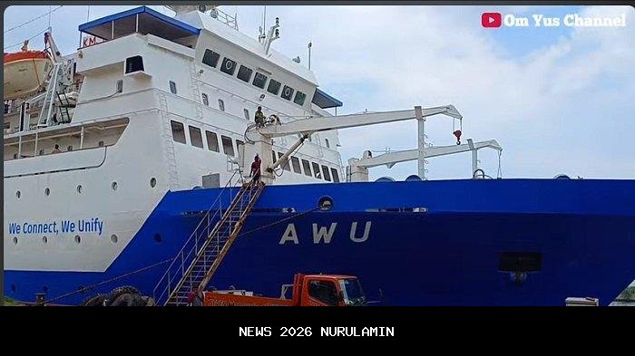 Jadwal Kapal Pelni September-Oktober: 4 Kali Rute Waingapu-Surabaya KM Awu