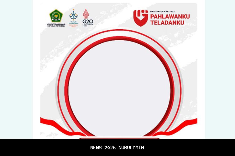 Unduh Template Hari Pahlawan 2025 Kemenag RI: Link Twibbon Pahlawanku Teladanku