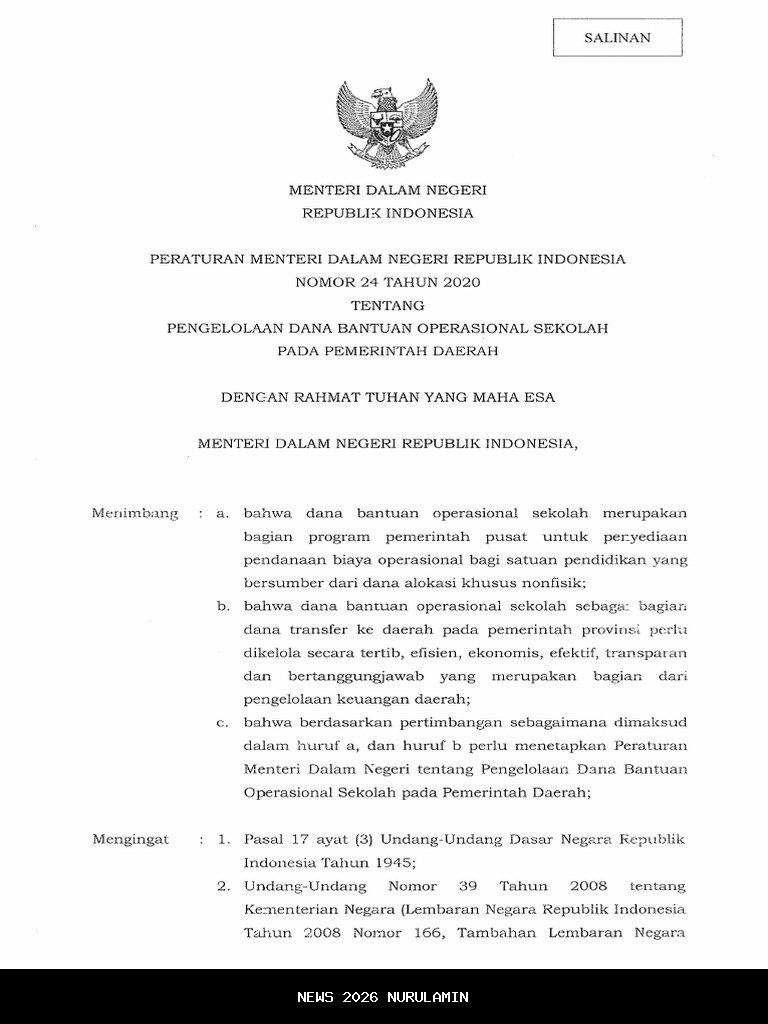 Kemendagri Pastikan Dana Pemda Tidak Tersimpan, Hanya Perbedaan Waktu Catat