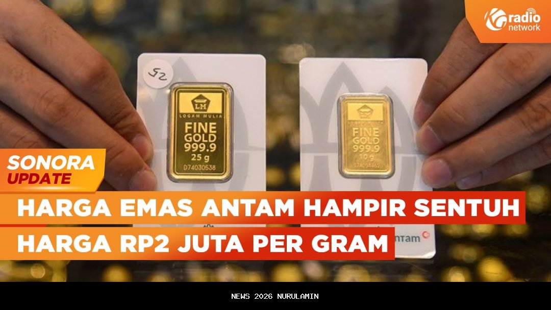 Mulai Pekan, Harga Emas Antam Capai Rp2,2 Juta per Gram