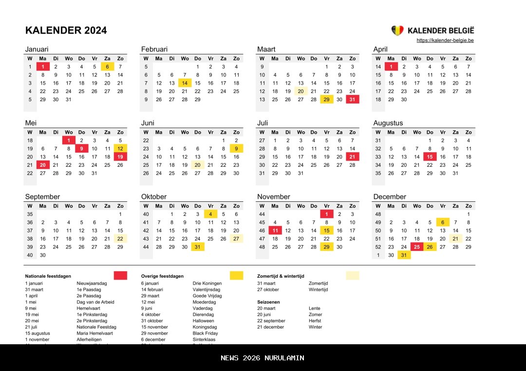 Kalender November 2025: Libur Minggu ke-2 dan Hari Nasional Lengkap