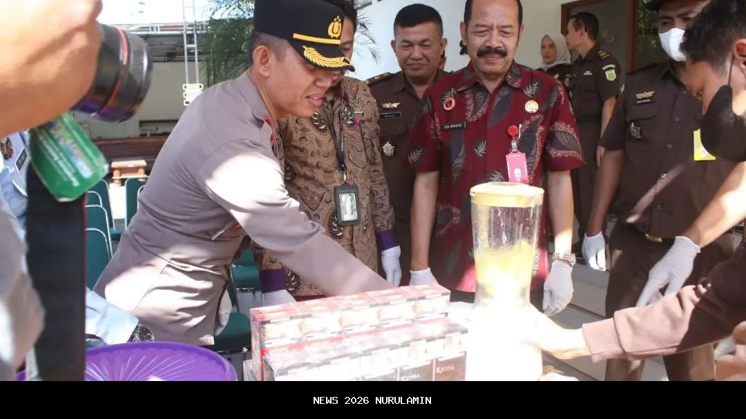 Kejaksaan Buol Musnahkan Barang Bukti 20 Perkara Pidana