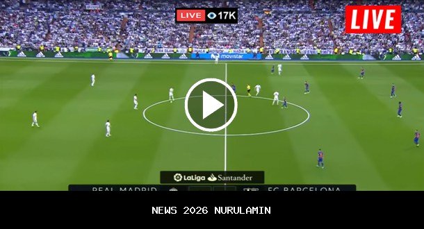 Live Streaming Big Match Real Madrid vs Barcelona, 26 Oktober 2025 Pukul 22.15 WIB