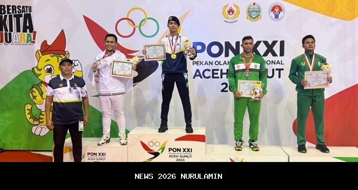 Huggies Yustisio Raih Medali Emas Jawa Barat di PON Bela Diri Karate