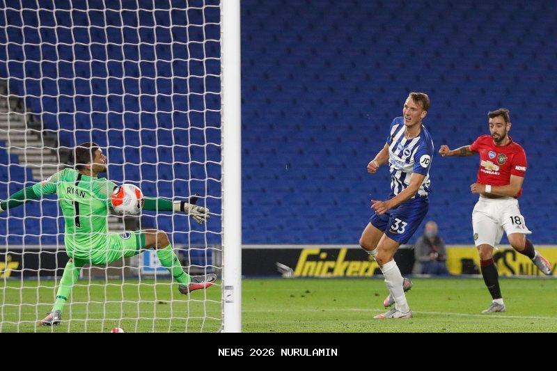 Hasil Liga Inggris: Manchester United Kalahkan Brighton, Matheus Cunha Cetak Gol Pertama