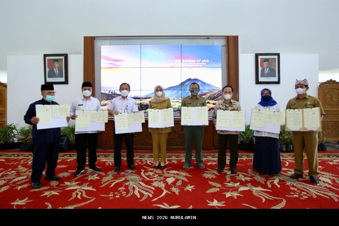 Kolaborasi Pemkab dan NU Banyuwangi, Kick Off HSN 2025 Dibuka Program Pesantren Aman