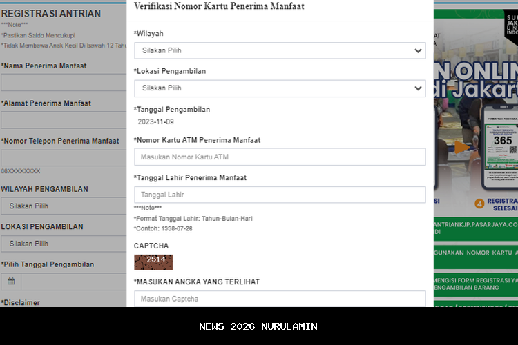 Cara Daftar Antrian KJP Pasar Jaya 2025: 6 Langkah Mudah Verifikasi NIK & Nomor KJP!