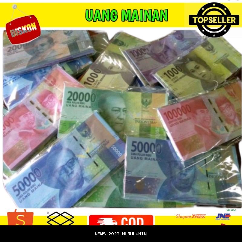 Karyawan Berani Tukar Uang Asli dengan Uang Mainan di Mataram