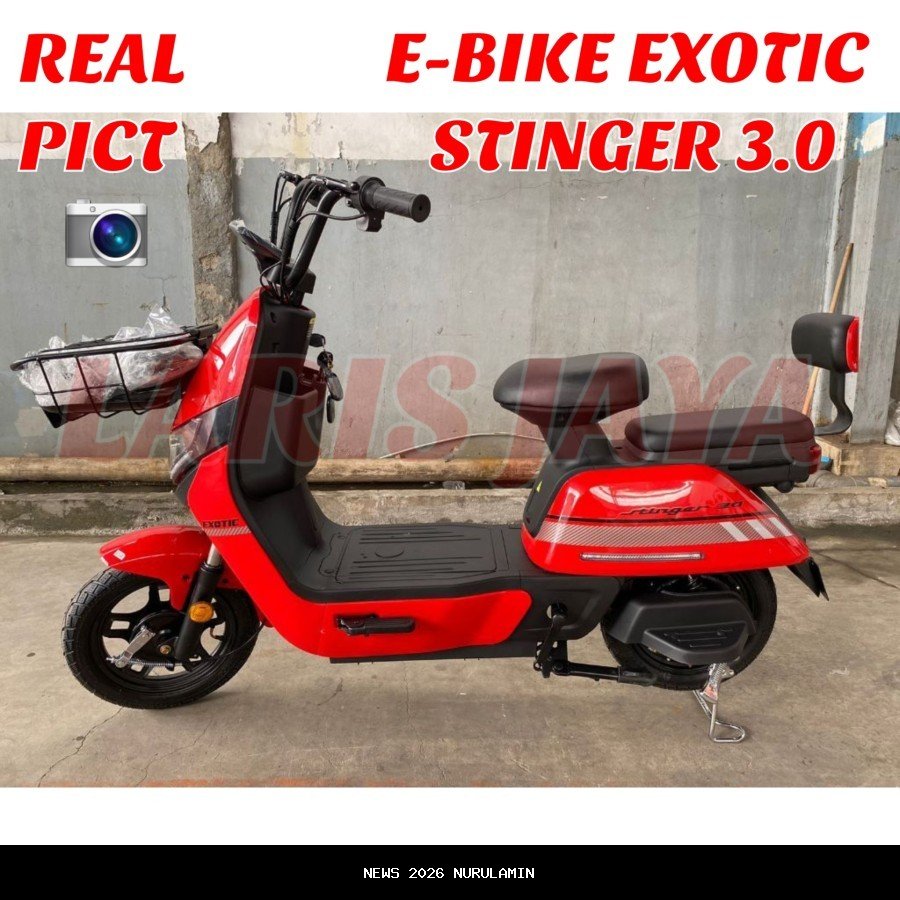 Cek Harga dan Keunggulan Sepeda Listrik Exotic Stinger 3.5 Terbaru untuk Mobilitas Harian