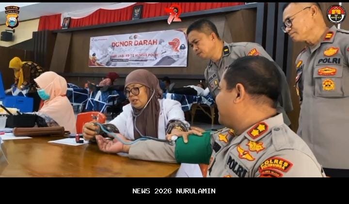 Polres Lingga Rayakan HUT Humas Polri ke-74 dengan Kesehatan Gratis untuk Petani