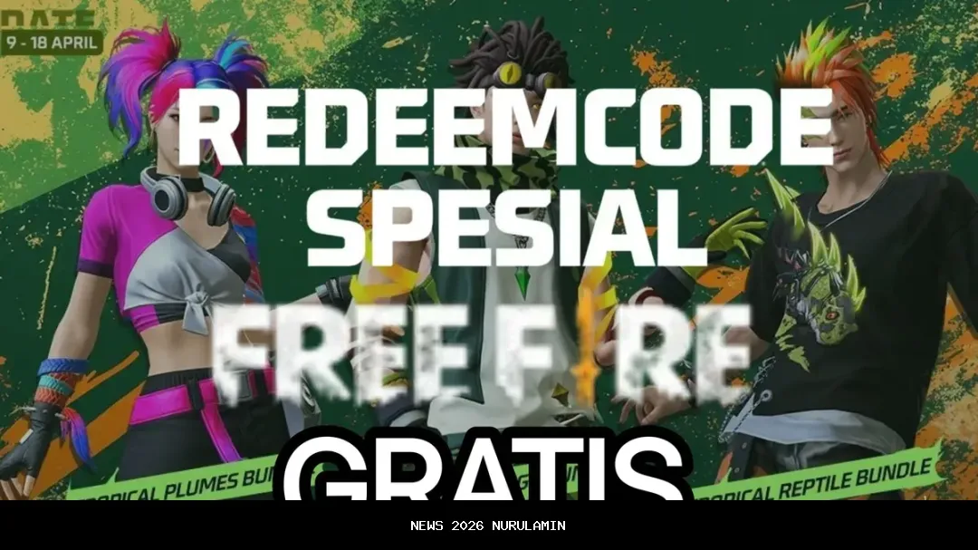 Kode Redeem FF 17 Desember 2025: Klaim Hadiah Gratis, Diamond dan Senjata Sultan Menantimu!