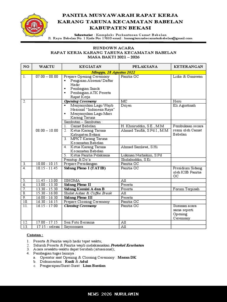 Sikapi Ledakan SMN 72, Prabowo Dorong Karang Taruna dan Pramuka Bangkitkan Kepedulian Sosial