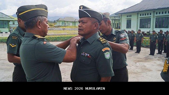 32 Prajurit Kodim 0119 Bener Meriah Naik Pangkat Saat Hari Kesaktian Pancasila