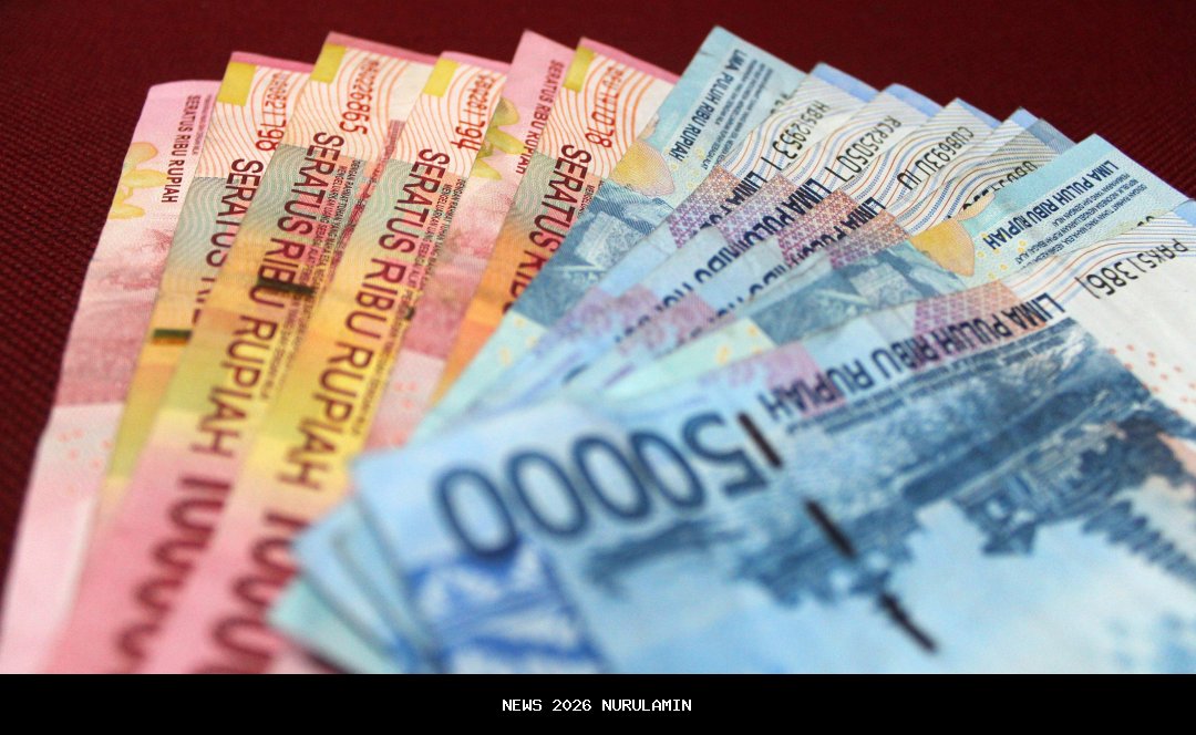 Rupiah Melemah ke Rp16.696 per Dolar AS