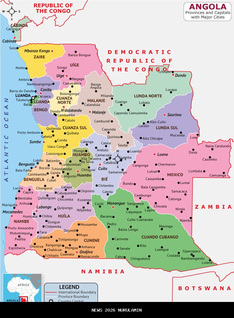Angola Bangkit dari Perang, Kini Jadi Ekonomi Baru Afrika
