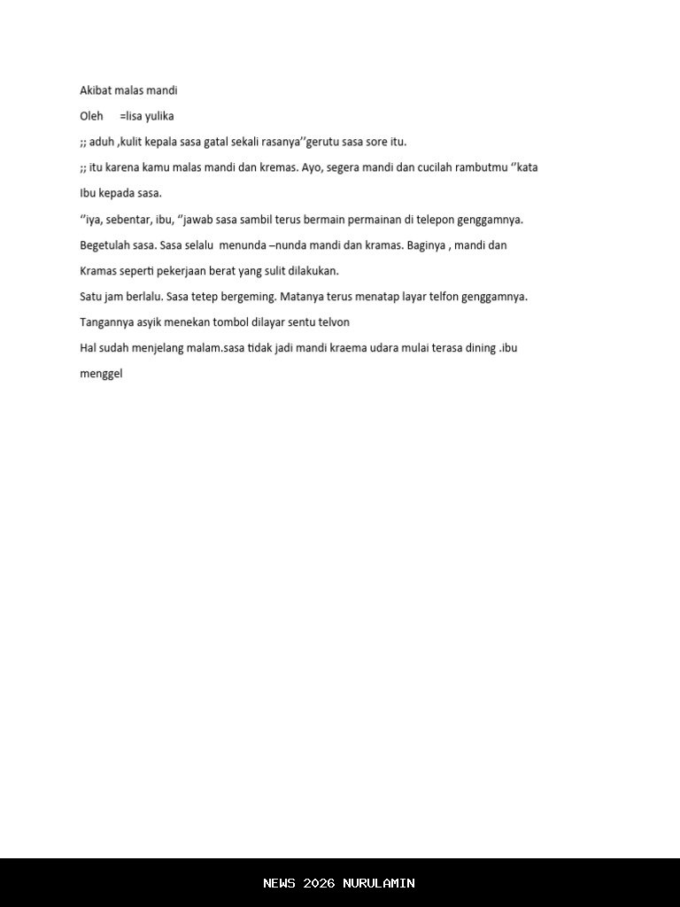 Waspada! 7 Dampak Negatif Tubuh Akibat Malas Mandi