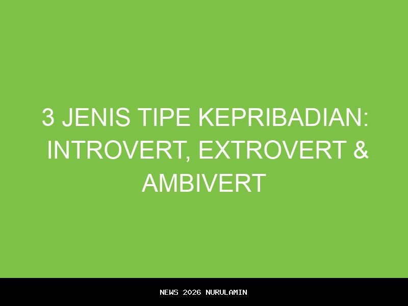Kenali 6 Perilaku Unik Ambivert, Si Perpaduan Introvert dan Ekstrovert, Ini Ciri Pembedanya