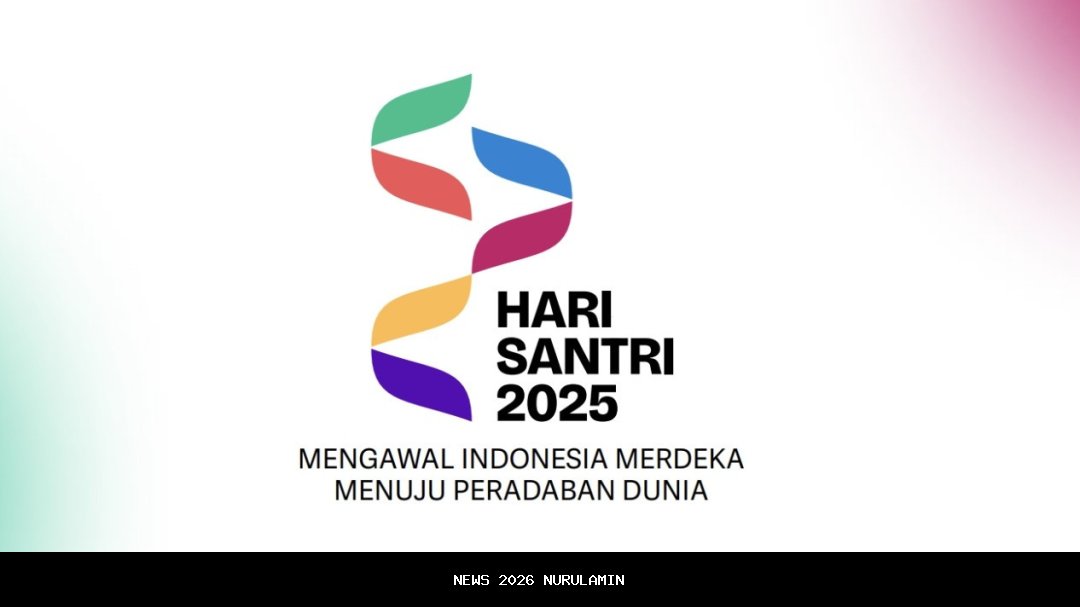 Makna Logo Hari Santri 2025: Sejarah Resolusi Jihad 1945 dan Tantangan Menuju Peradaban Dunia
